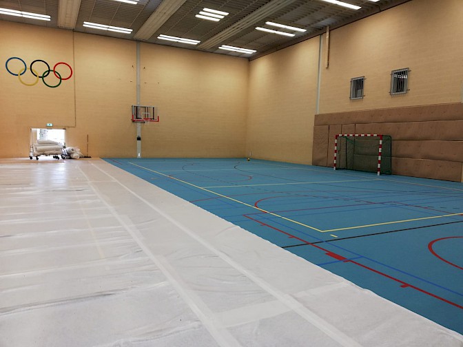 Vloer sporthal