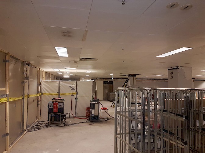 Asbestverwijdering in kelder