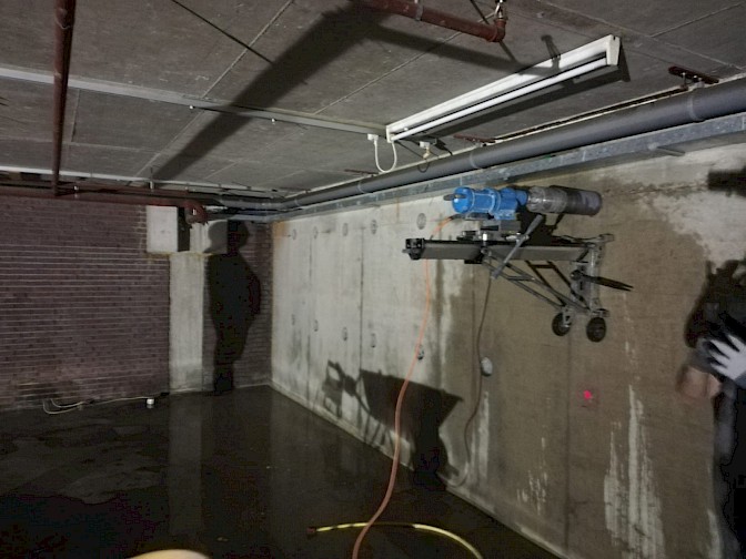 Betonboren asbestsanering hulzen