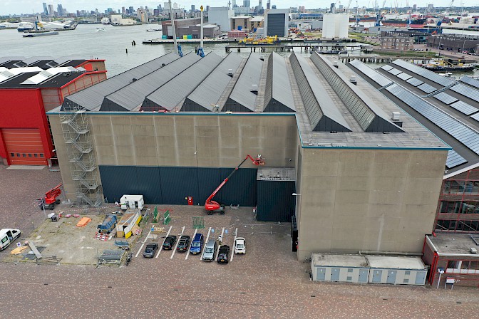 Asbestsanering op hoogte Havenbedrijf Rotterdam