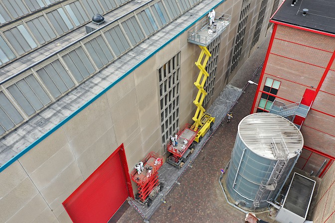 Drone foto asbestsanering