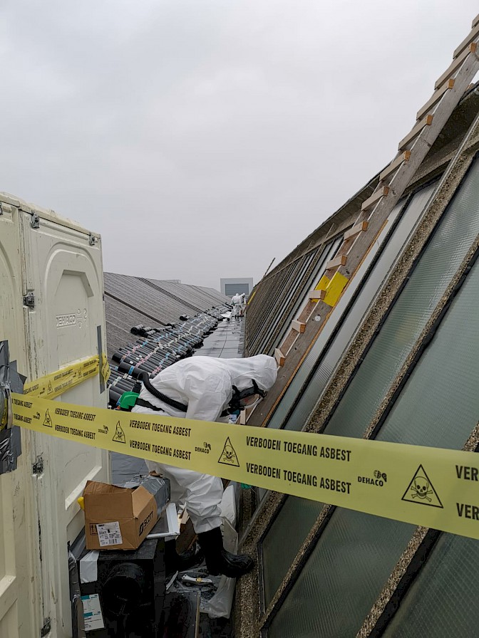 Asbestsanering sheddaken
